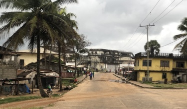 Mental health care in Harper, Liberia, often involves working with people who are homeless and living on the streets
