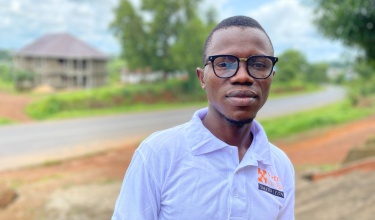 Sherry Bangura, program officer for PIH Sierra Leone, is an Ebola survivor.