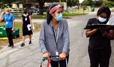 Community health workers are a critical component of a public health workforce expansion.