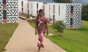 Gloria Rukomeza, a student graduating from UGHE