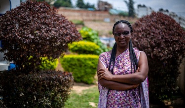 breast cancer survivor, nurse, and entrepreneur in Rwanda