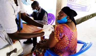 patient received COVID-19 vaccination in Sierra Leone