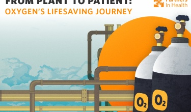 graphic with oxygen cylinders and pipes 