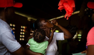 Cholera vaccination campaign, Mirebalais, Haiti, 2017.