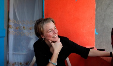 Ophelia Dahl, then executive director of Partners In Health, during the earthquake response in Haiti in 2010.