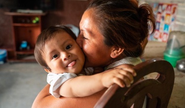María Elena, 29, accessed care and support from Socios En Salud before, during, and after her pregnancy.