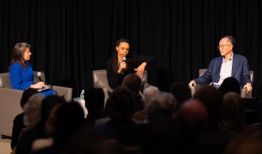 Dr. Joia Mukherjee, Dr. Pamela Collins, and Dr. Jim Yong Kim