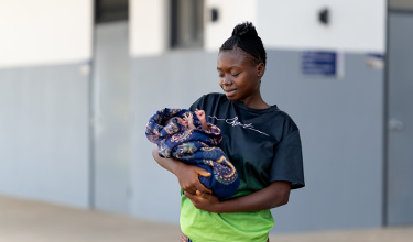 Fanta and her baby at the MCOE